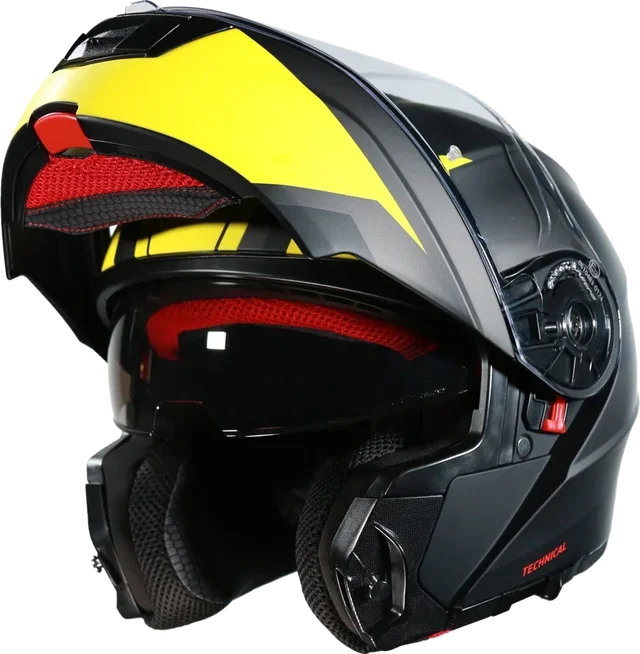 Nitro F441 Helmet Analog II Satin Black Gunmetal Yellow, Analog II Satin Black Gunmetal Yellow
