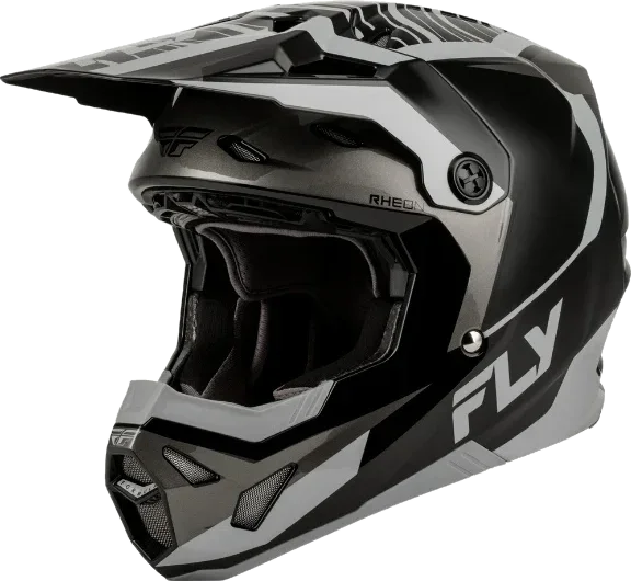 Fly Racing Formula CP Charge Helmet (Youth), Black/Grey/Light Grey