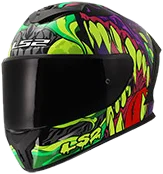 Ls2 Ff820 Rapid 3 Lycant Helmet Purple Green