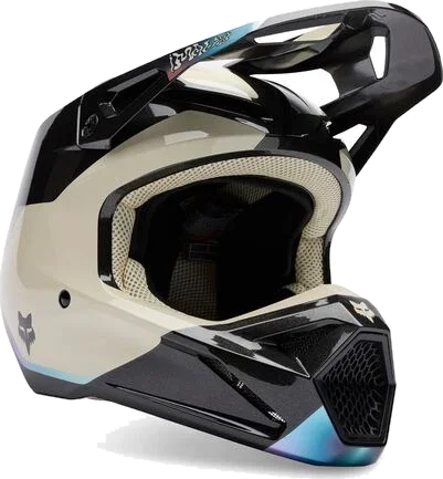 Fox Racing 2025 V1 Helmet With MIPS - Hello Future, Black