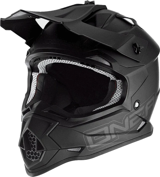 O'NEAL 2Series Solid 2023 Motocross Helmet, black