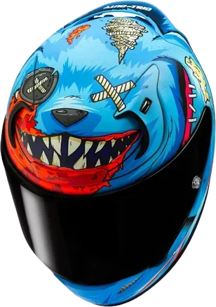 HJC RPHA 12N Call Of Duty Mister Peeks Helmet, Matte Red/White/Blue