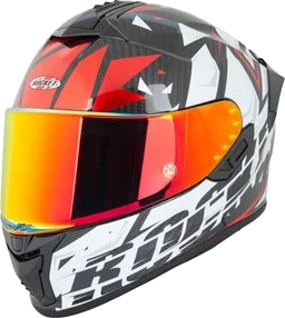 Joe Rocket 700-Series Carbon Hardcore Canadian, Black, Orange, White
