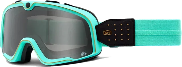 100% Barstow Goggles - Cardiff/Smoke Lens, Green