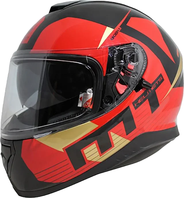 MT Thunder 3 SV Ray Helmet Black Red Gold, White Green Blue
