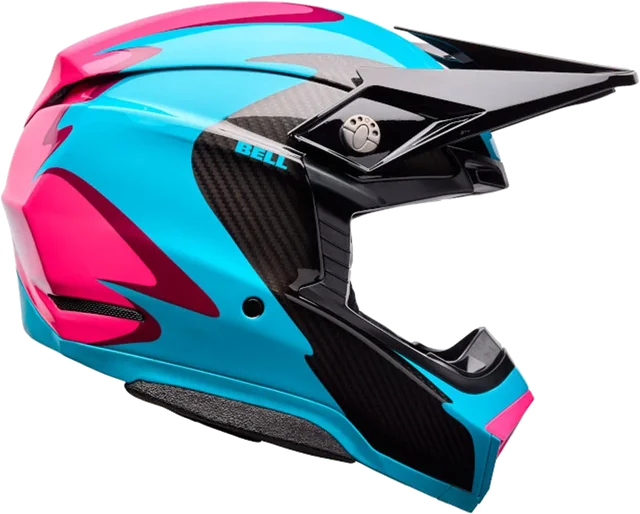 Bell Helmets Bell Moto-10 Spherical Fluid Helmet CLOSEOUT, green pink fluid
