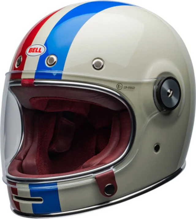 Bell Bullitt Command Helmet Vintage White Oxblood Blue, command gloss vintage white oxblood blue