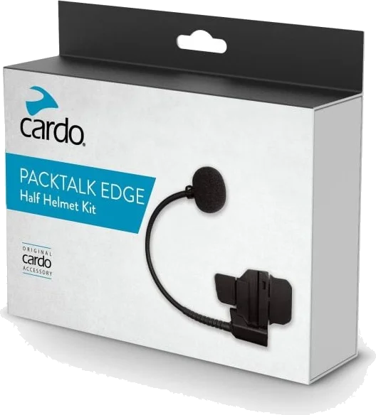 Cardo Packtalk Pro/Edge/Neo Half Helmet Kit, black