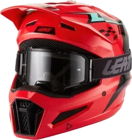 Leatt Youth Moto 3.5 Helmet Kit, Black