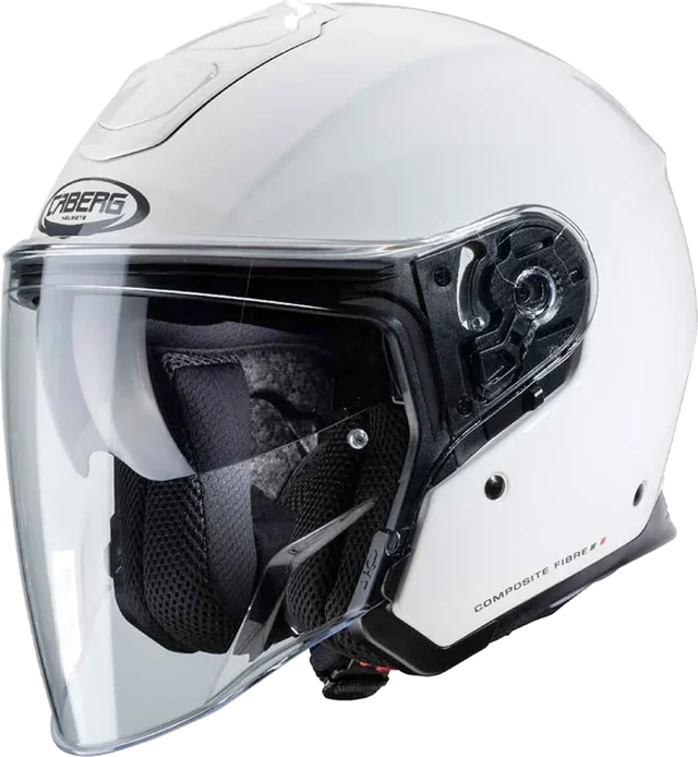 Caberg Flyon Helmet White Metal Gloss
