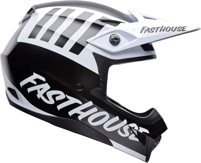 Fasthouse Bell x FH MX-10 MIPS Helmet, Black/White