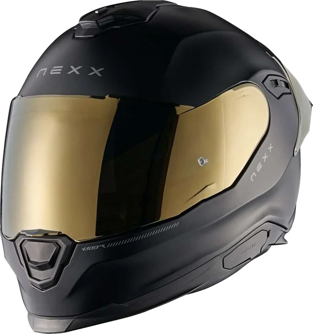 Nexx Y.100R Subsonic Helmet, Subsonic Matt Black / Gold