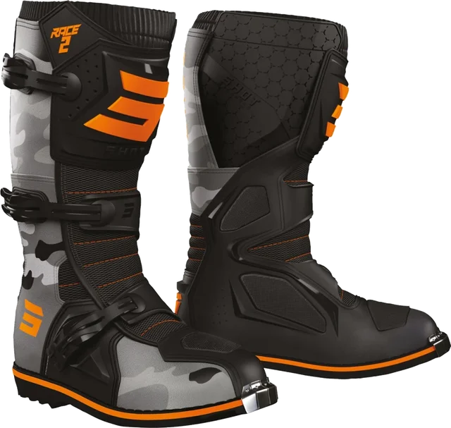 SHOT Race 2 Camo / Neon Orange