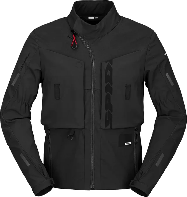 Spidi Frontier Water-repellent Textile Jacket - Black, Black