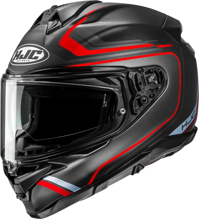Hjc F72 Oflo Helmet White Red Matt, black/red