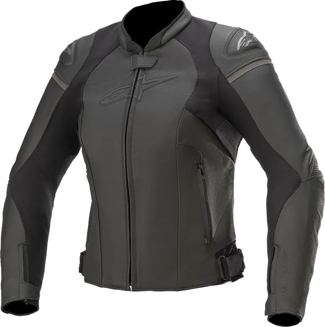 Alpinestars Stella GP Plus R V3 Ladies Leather Jacket - Black / Black, black