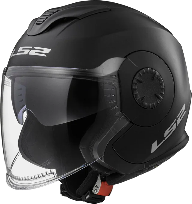 LS2 Helmets LS2 Verso Solid Helmet CLOSEOUT, matte black