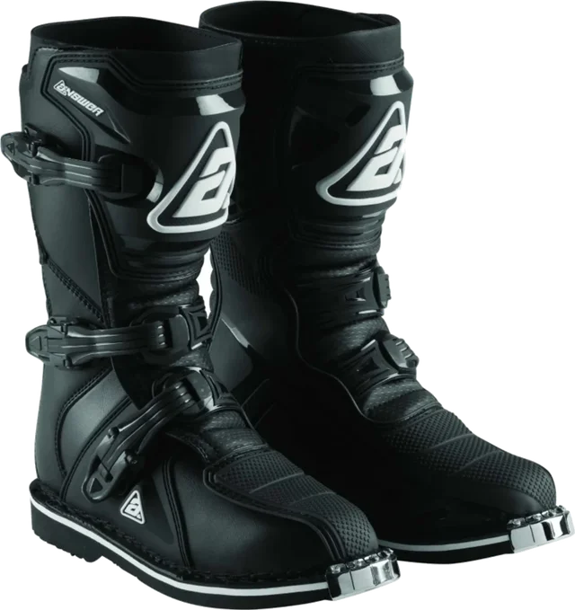 Answer Racing AR1 Boots Youth, black