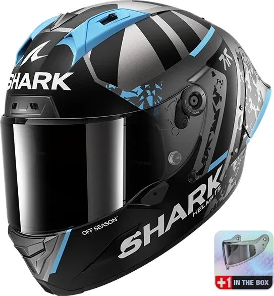 Shark Aeron-GP FIM 2 Fernandez Black / Silver / Blue