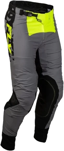 Fly racing Lite Flake Off-road Pants, Grey/Hi-Vis/Black