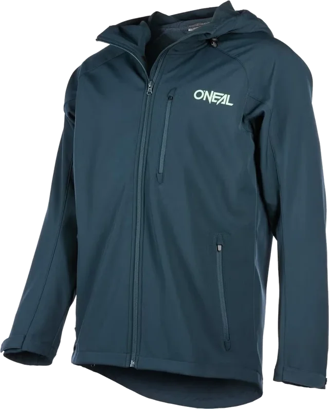 O'Neal Oneal Cyclone Soft Shell Rain Jacket, blue