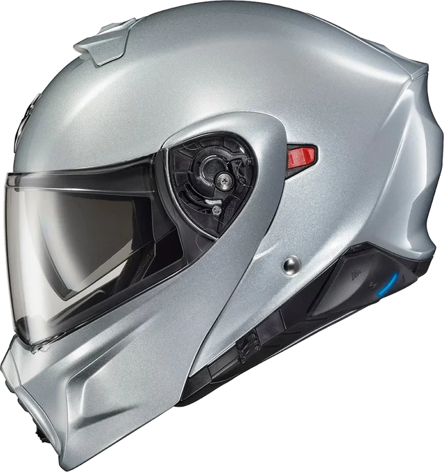 Scorpion EXO-GT-930 EXO-Com Bluetooth Modular Transformer Helmet Hyper Silver