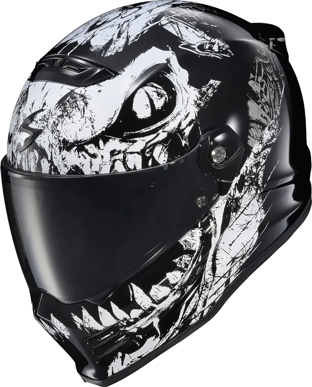 Scorpion EXO Covert FX Caiman Adult Street Helmets, Gloss Black