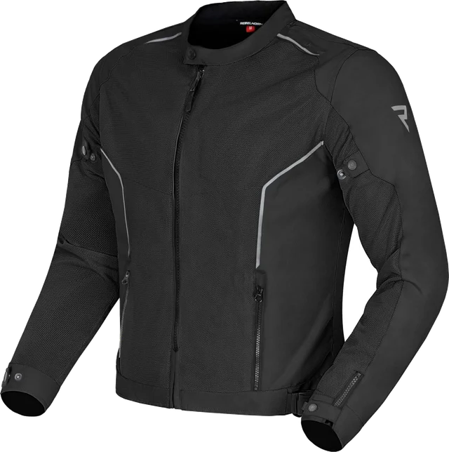 Rebelhorn Wave Motorcycle Textile Jacket, black