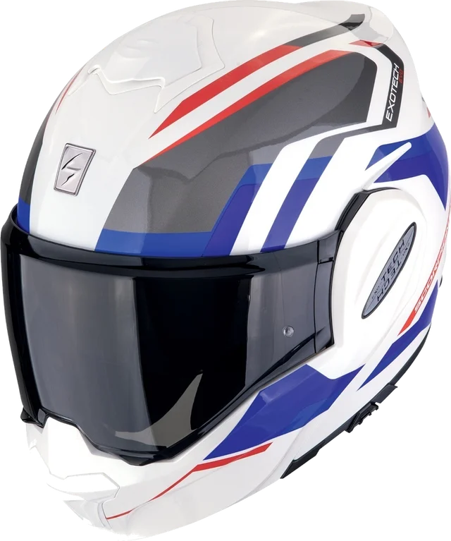 Scorpion EXO-TECH EVO FURIO, White / Red / Blue
