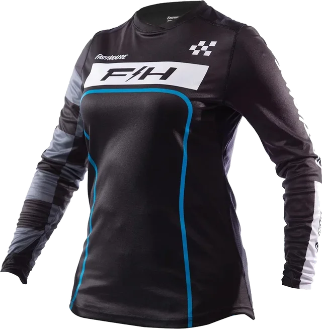 Fasthouse Women's Grindhouse Pro Apex Jersey - Black, black