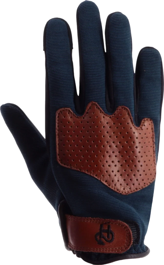Helstons Duna Ladies Motorcycle Gloves, brown/blue