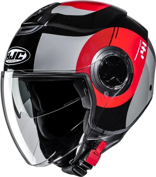 Hjc I41 Solix Helmet Red, black/grey/red