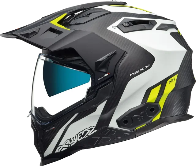 Nexx X.Wed 2 Vaal Carbon Helmet, white/black/yellow