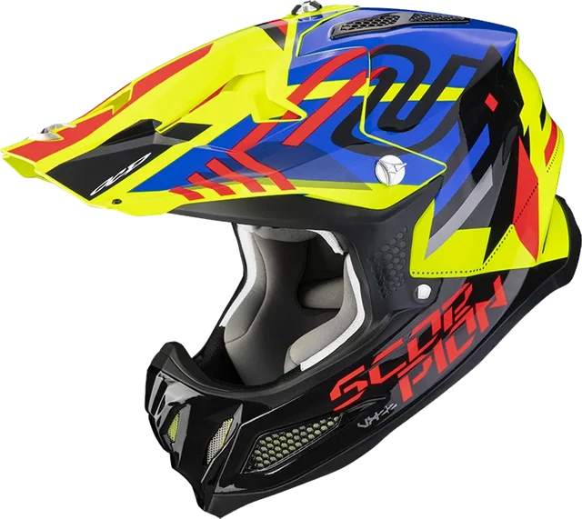 SCORPION VX-22 Air Neox Neon Yellow / Blue / Red, Neon