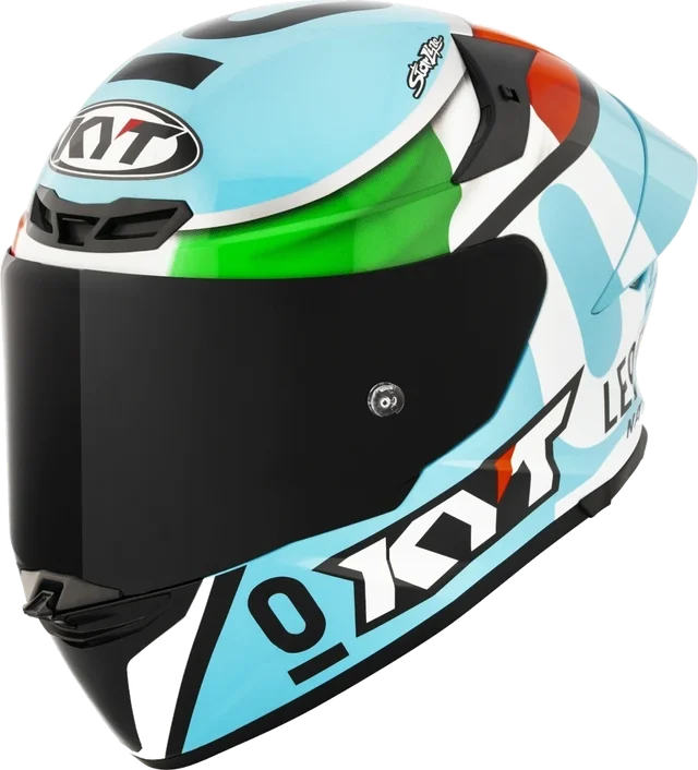 Kyt Tt-revo Replica Leopard Racing Full Face Helmet, Green Red