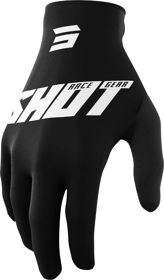 Shot Draw Burst Motocross Gloves, black/white