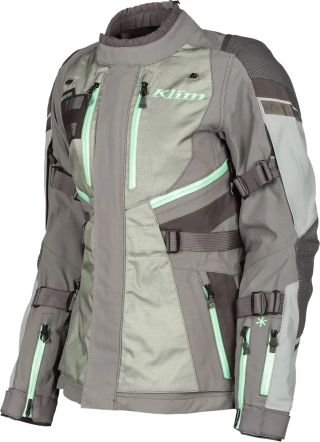 Klim Womens Artemis Jacket - NOT CURRENT, monument grey wintermint