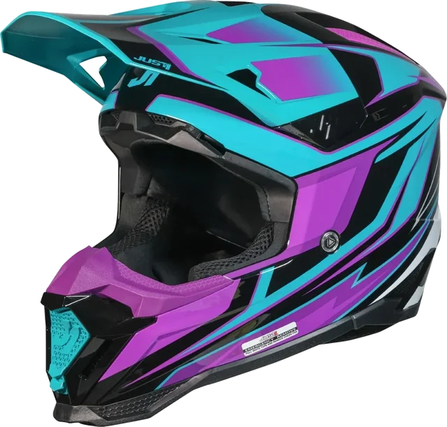Just1 J40 Helmet Speed Purple/Blue/Black Gloss