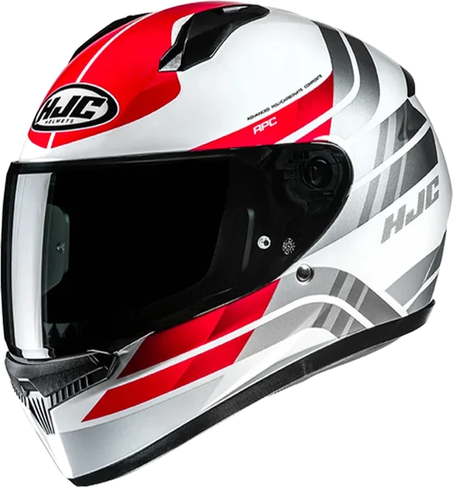 HJC C10 Helmet C10 Hiper MC1 White/Red/Grey