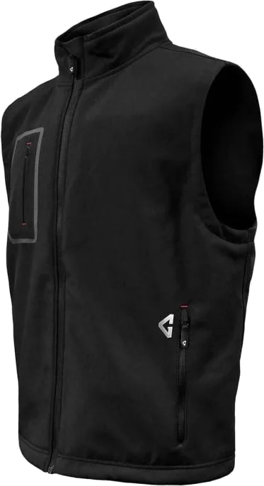 Gerbing Mens 7V Torrid Softshell Heated Vest 2.0, Black