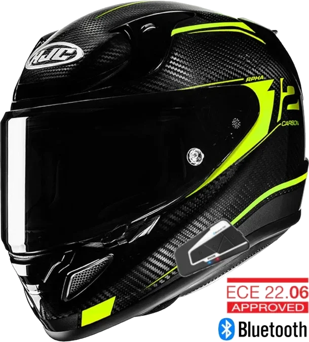 HJC RPHA 12N Full Face Carbon Bluetooth Helmet Keres MC-3H