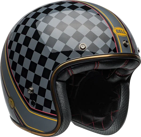 Bell Custom 500 RSD Wreakers Helmet, Matte/Gloss Black/Gold