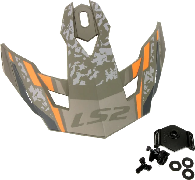 LS2 Drifter Peak Devor Helmet Accessories, matte sand