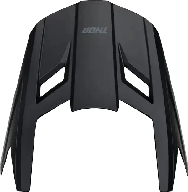 Thor Fleet Youth Blackout Helmet Peak Kit Matt Black