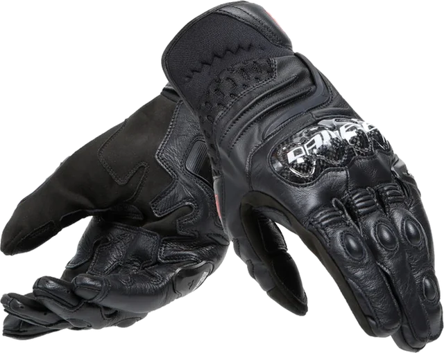 Dainese Carbon 4 Short Leather Gloves, black