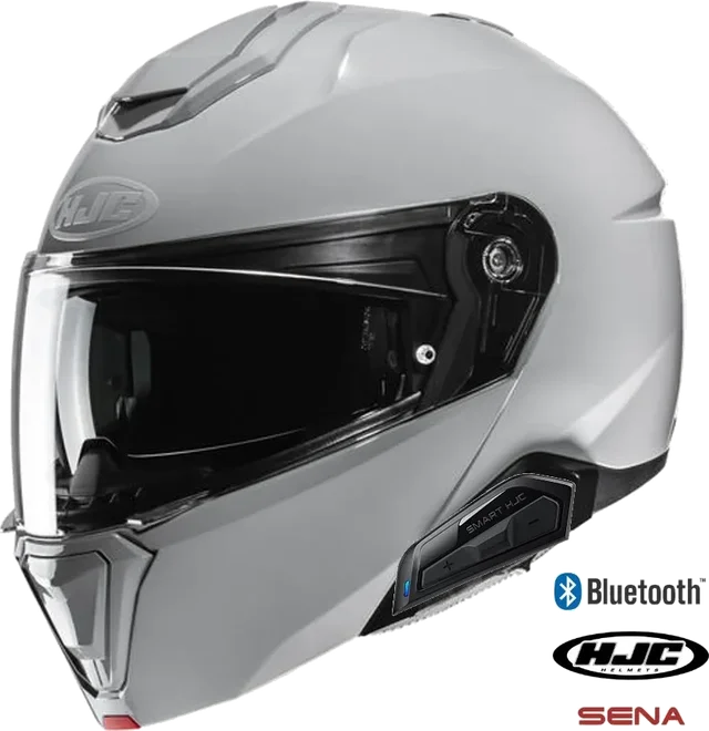 HJC i91 Modular Bluetooth Helmet Nardo Grey