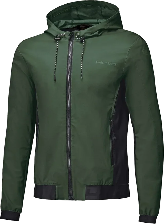 Held Dragger Military Green Textile Jacket, Green