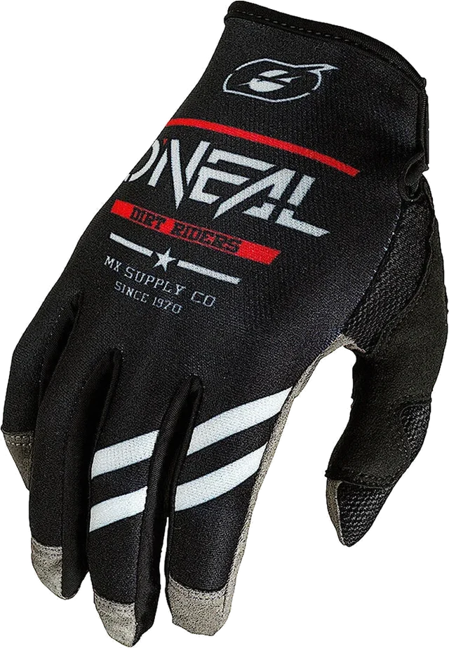O'Neal Mayhem Squadron Glove Black/Gray, black grey