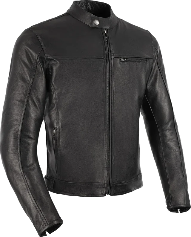 Oxford Walton 2.0 MS Leather Jkt Blk