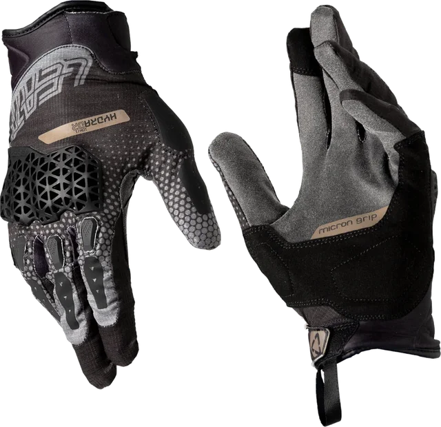 Leatt ADV Hydradri 5.5 Short waterproof Motorcycle Gloves, black